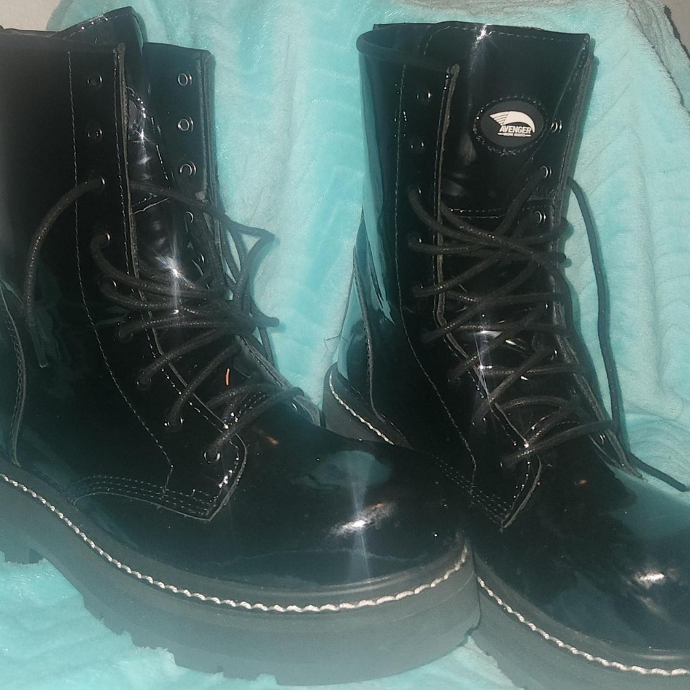 Avenger Work Steel Toe Boots Women's 8